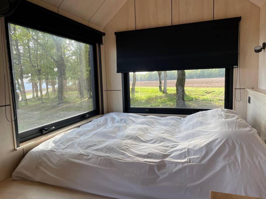 L'Envolee Ecolodge, Tiny House Au Coeur Des Vignes Loches-sur-Ource Exterior photo